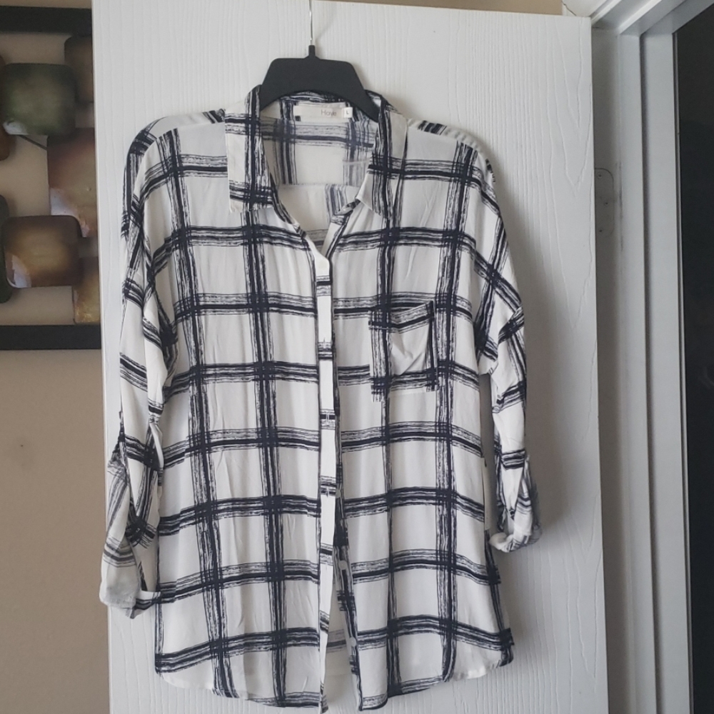 Patterned blouse ◻▪️⚪▪️